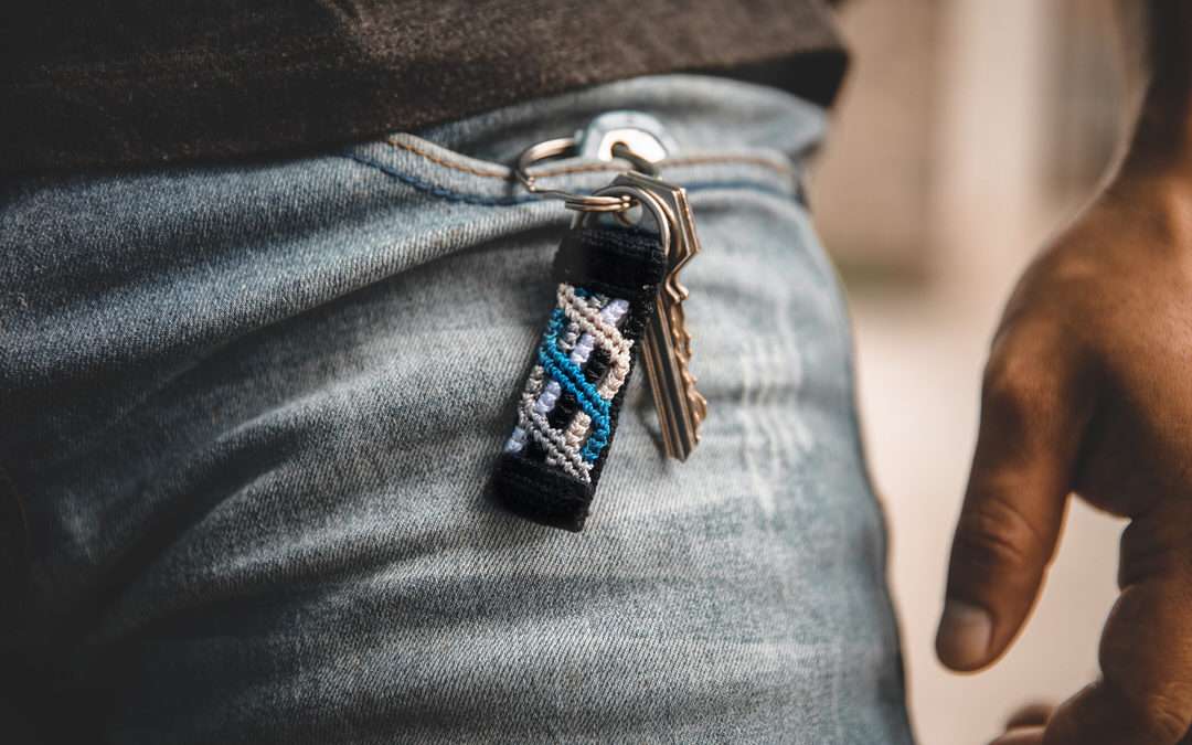 A Small Keychain for the Beautiful Bond Between Humans and Dogs