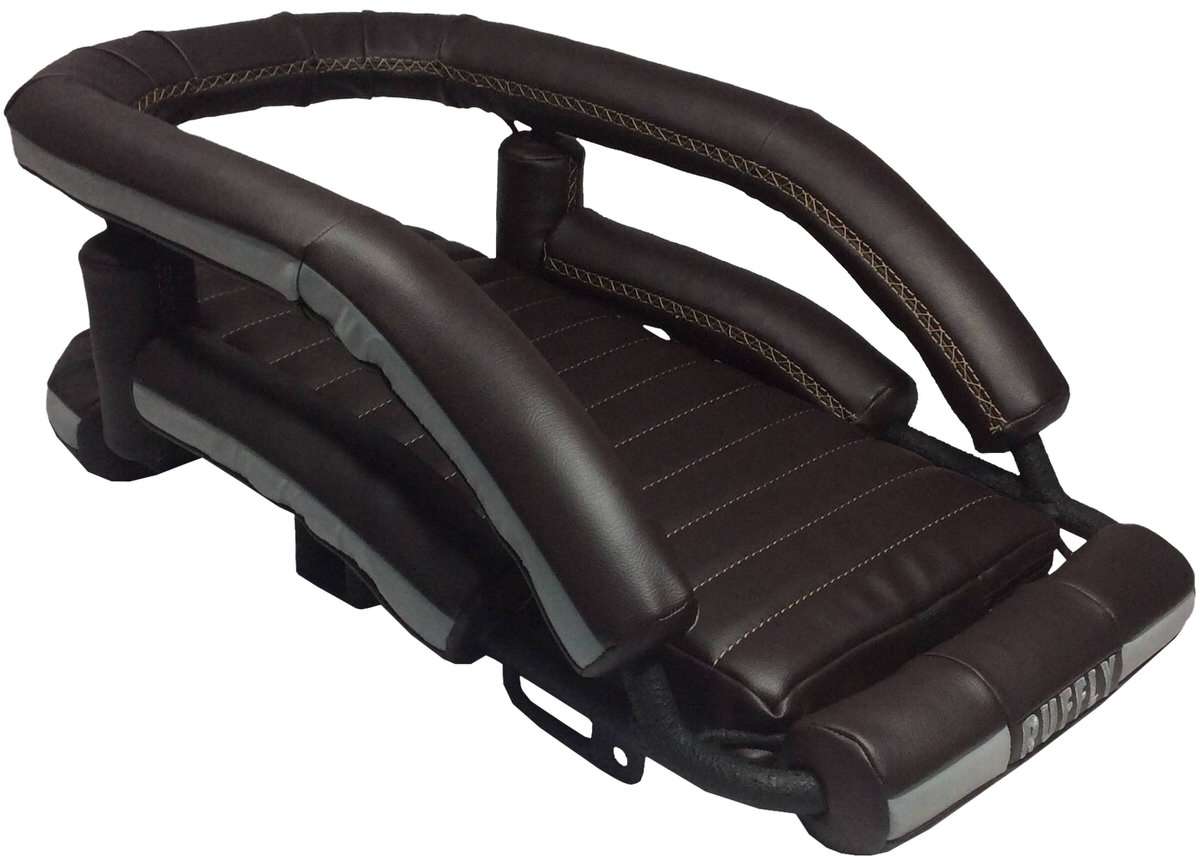 Dark Brown Faux Rawhide with beige stitching Dark Brown Faux Rawhide with beige stitching