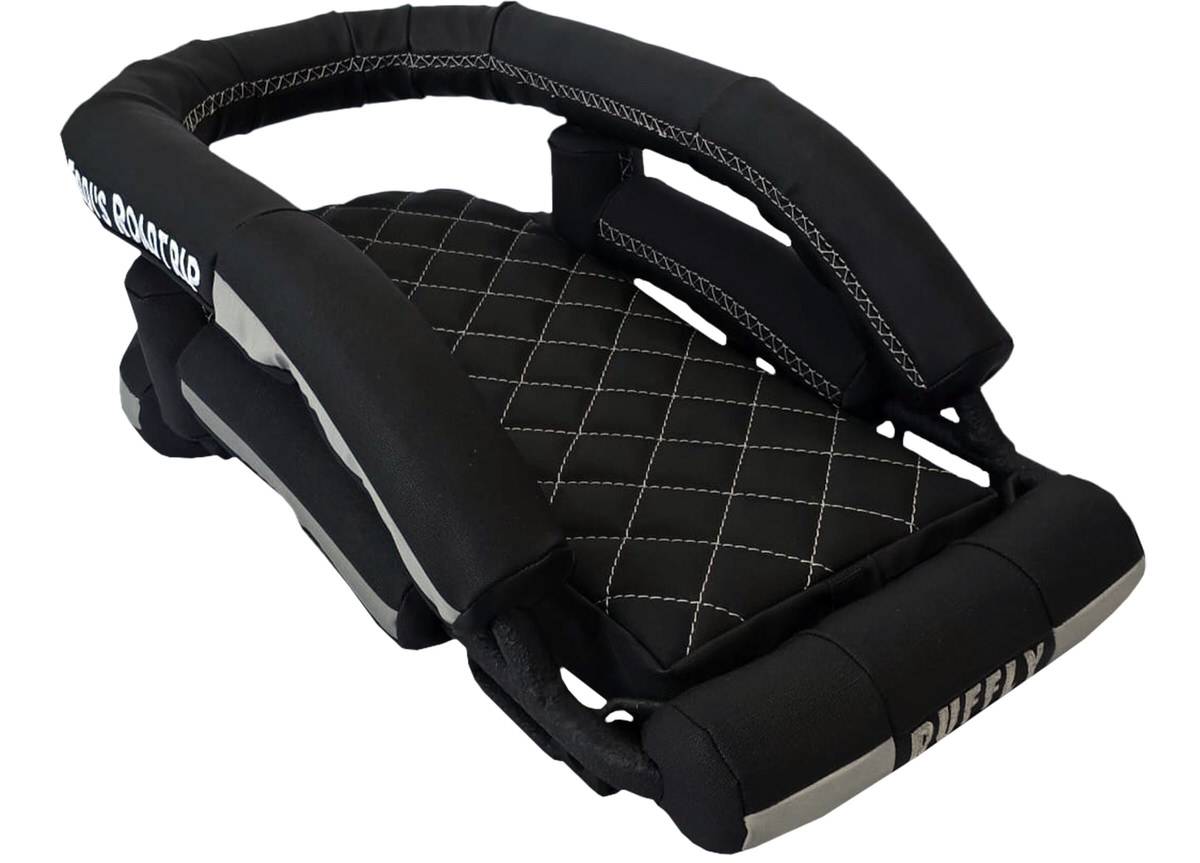 Black Micro Grip with grey stitching Black Micro Grip with grey stitching