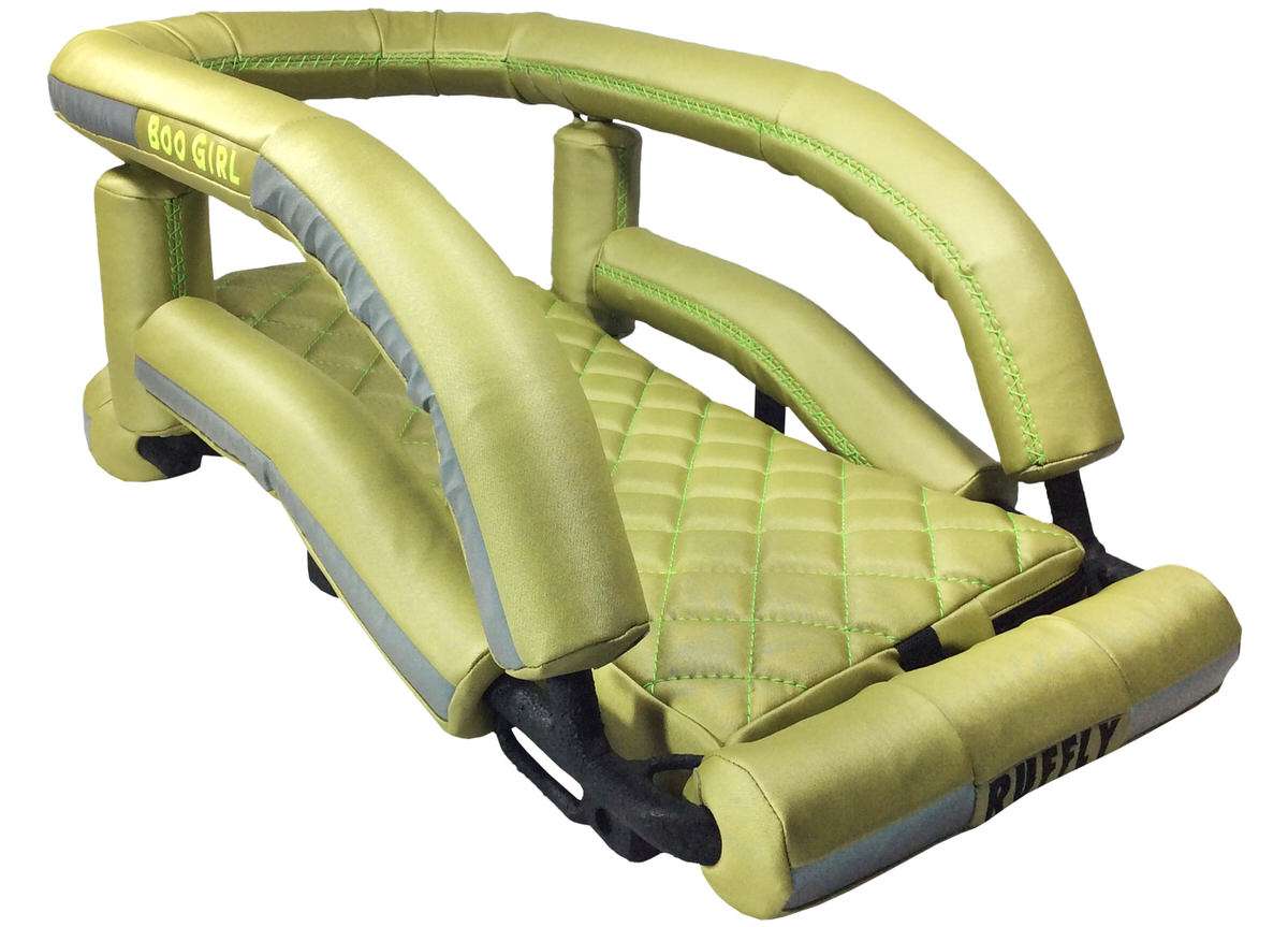 Olive Micro Grip with neon green stitching
