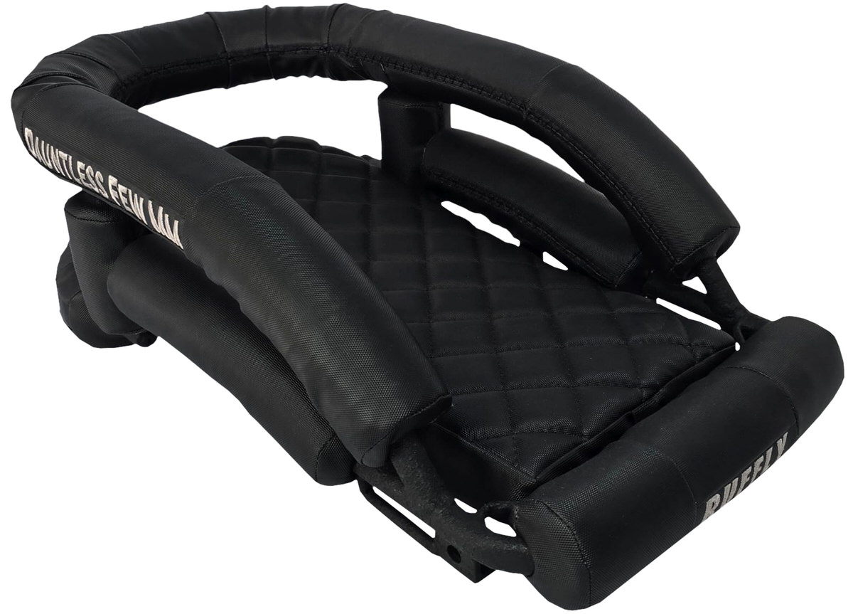 Black Geometric with black stitching Black Geometric with black stitching