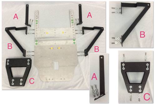 small dog plan 2 Photos showing how to assemble mounting hardware